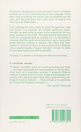 Introduction to Biblical Hebrew