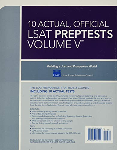 10 Actual, Official LSAT Preptests (5) (Lsat Series)