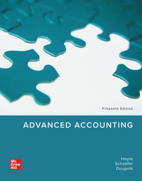 Loose Leaf for Advanced Accounting