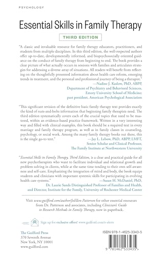 Essential Skills in Family Therapy: From the First Interview to Termination