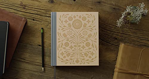 ESV Journaling Study Bible (Cloth over Board, Blush/Ochre, Floral Design): Holy Bible, English Standard Version