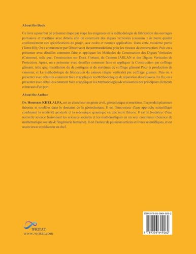 Méthodologie de fabrication des structures portuaires (Tome III) (French Edition)