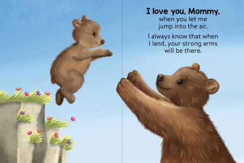 I Love You, Mommy - Children's Padded Board Book - Mom and Baby Bear