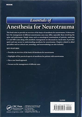 Essentials of Anesthesia for Neurotrauma