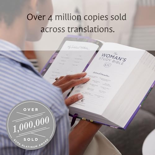 KJV, The Woman's Study Bible, Hardcover, Red Letter, Full-Color Edition, Comfort Print: Receiving God's Truth for Balance, Hope, and Transformation