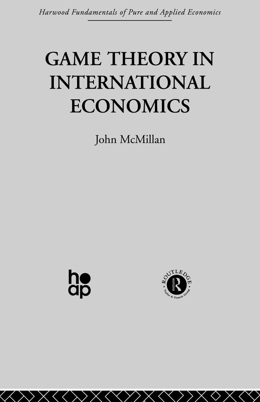 Game Theory in International Economics