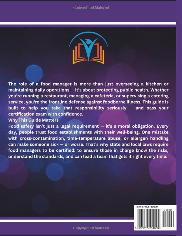 FOOD MANAGER CERTIFICATION STUDY GUIDE 2025-2026: 350+ Practice Questions, Detailed Answer, Explanations, and Prep Insights