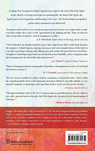 Gift and Giver: The Holy Spirit for Today