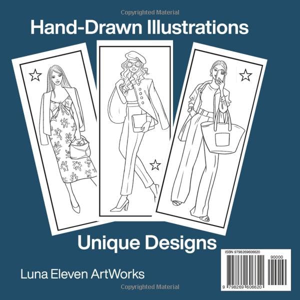 Fashion Coloring Book: Runway-Inspired Designs for Adults and Teens with Stress-Relieving Patterns & Stylish Illustrations