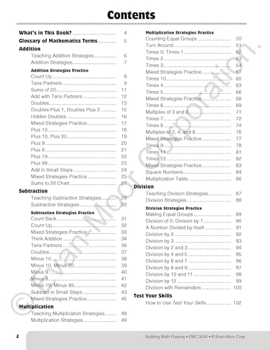 Evan-Moor Building Math Fluency, Grade 3