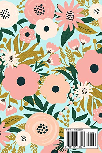 I Teach Kids To Talk Back: Speech Therapy Notebook | SLP and SLPA Gift | Mint Floral