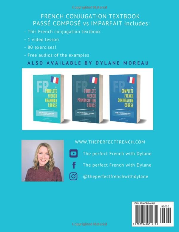 French Conjugation Textbook - Passé Composé vs Imparfait: Master These Two French Tenses! (Single French Textbooks)