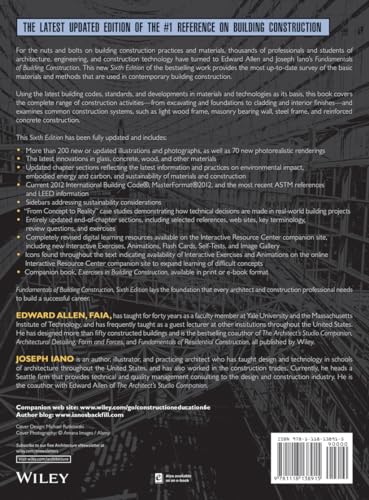 Fundamentals of Building Construction: Materials and Methods