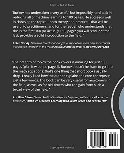 The Hundred-Page Machine Learning Book (The Hundred-Page Books)