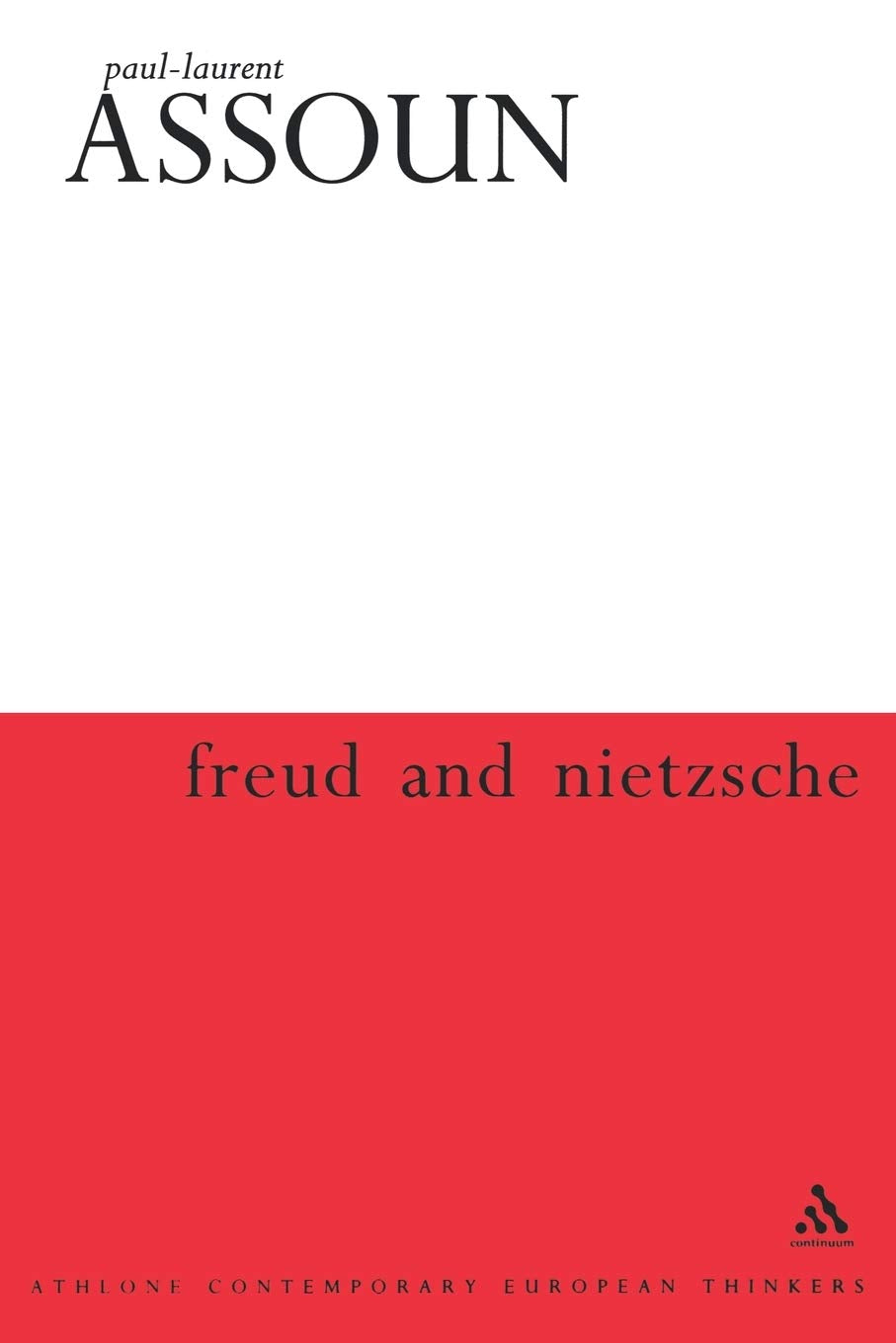 Freud and Nietzsche (Athlone Contemporary European Thinkers)