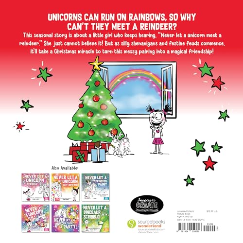Never Let a Unicorn Meet a Reindeer: A Funny Christmas Picture Book for Kids!