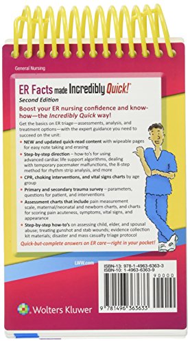 ER Facts Made Incredibly Quick (Incredibly Easy! Series®)