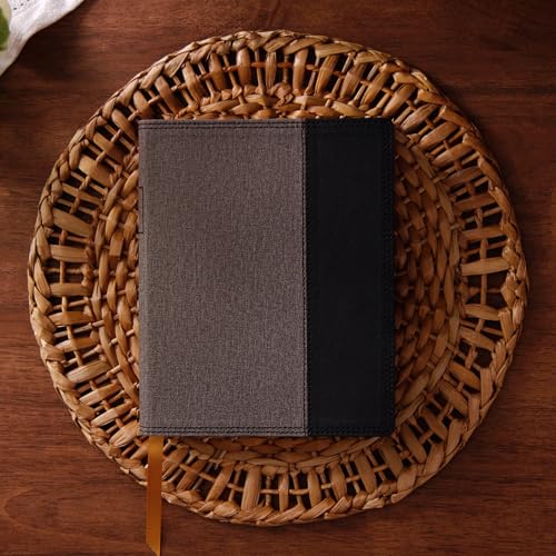 The Prayer Bible: Pray God’s Word Cover to Cover (NKJV, Black/Gray Leathersoft, Red Letter, Comfort Print)