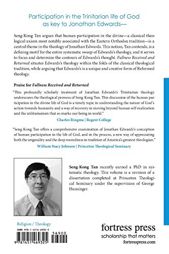 Fullness Received and Returned: Trinity and Participation in Jonathan Edwards (Emerging Scholars)