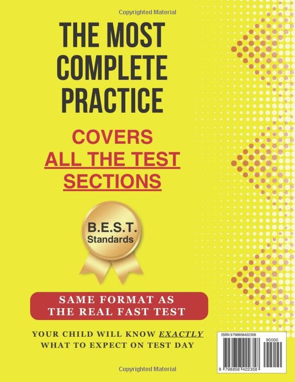 Florida FAST Test Prep: Grade 4. The Ultimate Practice Workbook for Reading, Writing, and Mathematics. Featuring Full-Length Practice Tests (Florida FAST Assessment Practice - Grade 4)