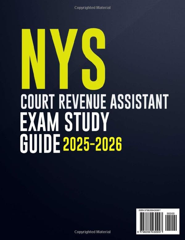 NYS Court Revenue Assistant Exam Study Guide 2025-2026: 700+ Timed Practice Questions with Detailed Answers, Cash Reconciliation Labs, Records & Office Procedures, Plus Last-48-Hours Cram Plan