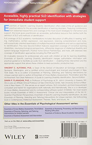 Essentials of Specific Learning Disability Identification (Essentials of Psychological Assessment)