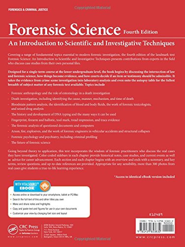 Forensic Science: An Introduction to Scientific and Investigative Techniques, Fourth Edition