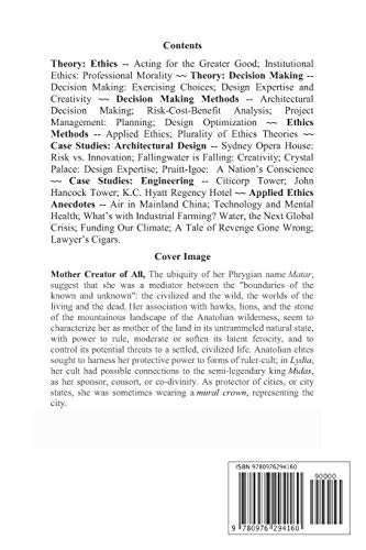 Ethical Decision Making in Architecture: Theories, Methods, Case Studies, Applied Ethics Anecdotes
