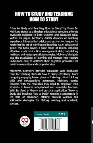 How to Study and Teaching How to Study