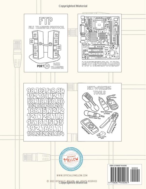 IT Fundamentals Coloring Book: Computer Reference Coloring Book For Students and IT Professionals