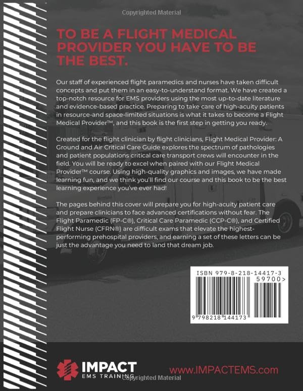 Flight Medical Provider: A Ground and Flight Critical Care Guide (Ia Med)