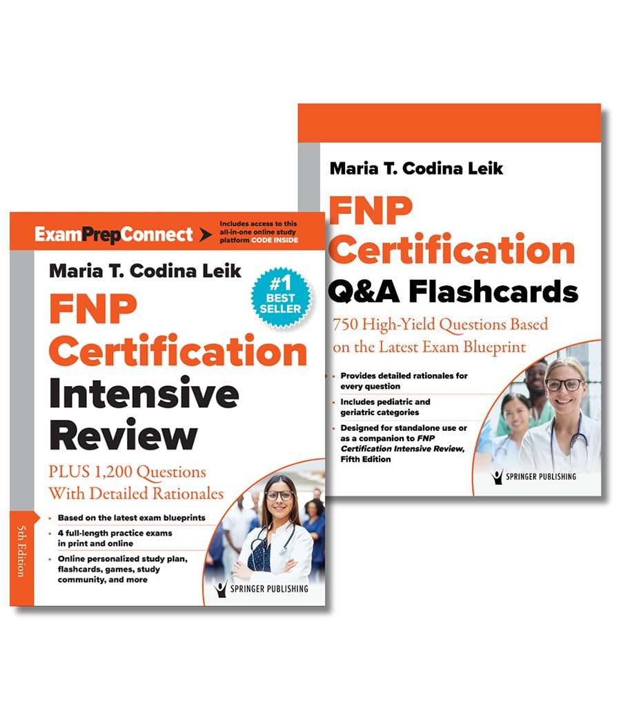 FNP Certification Intensive Review, Fifth Edition, and Q&A Flashcards Set
