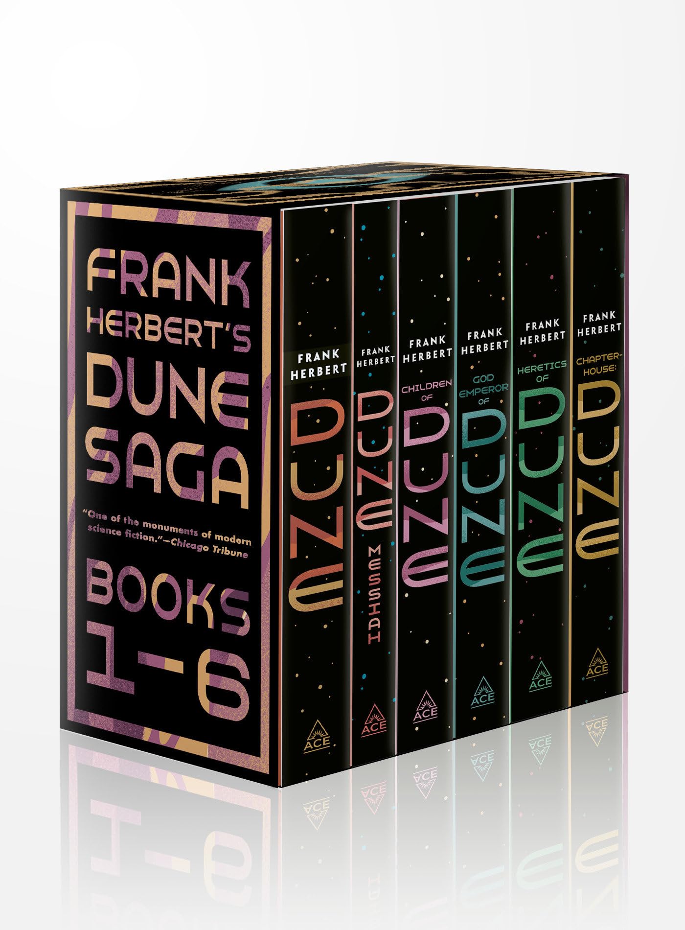 Frank Herbert's Dune Saga 6-Book Boxed Set: Dune, Dune Messiah, Children of Dune, God Emperor of Dune, Heretics of Dune, andChapterhouse: Dune