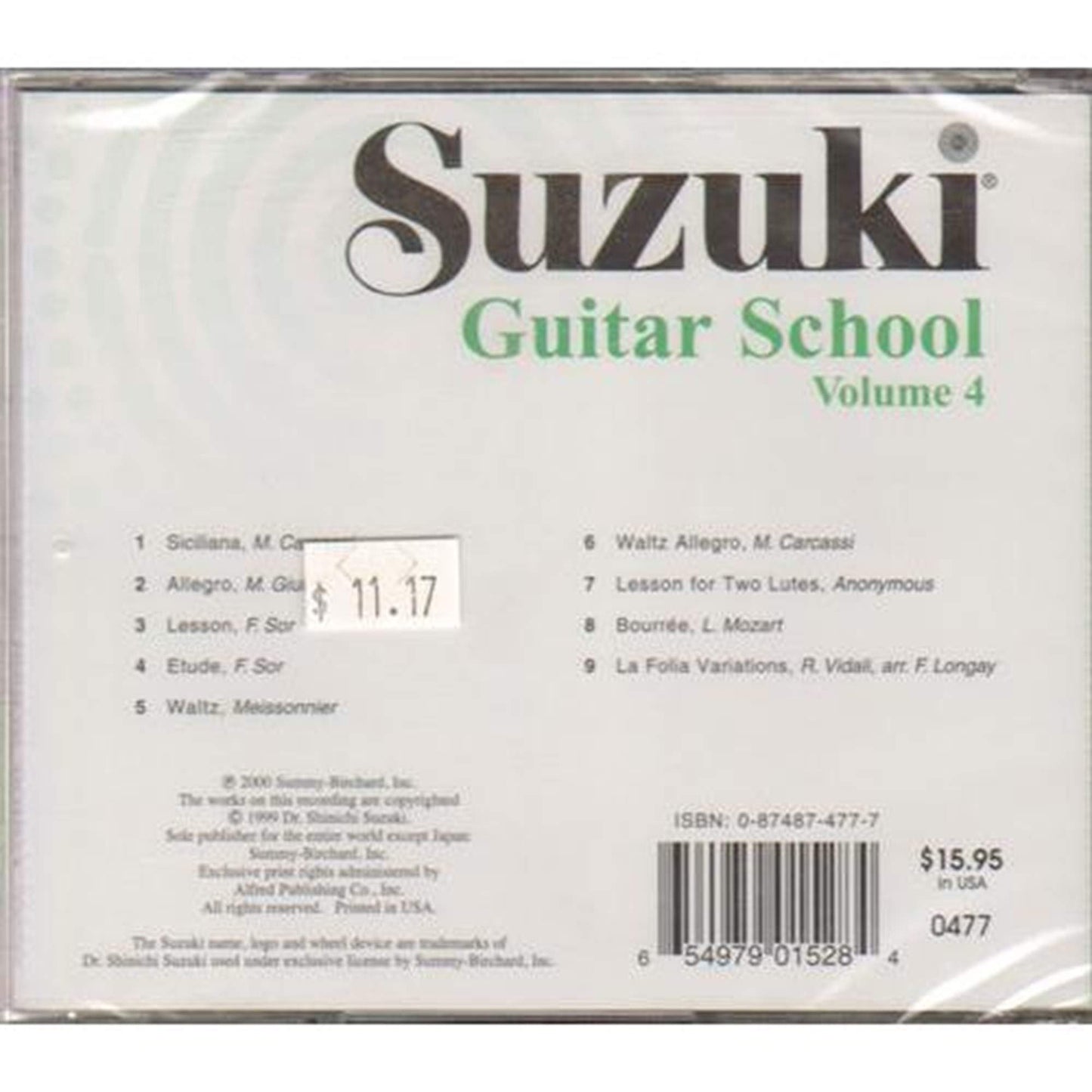 Suzuki Guitar School, Vol 4