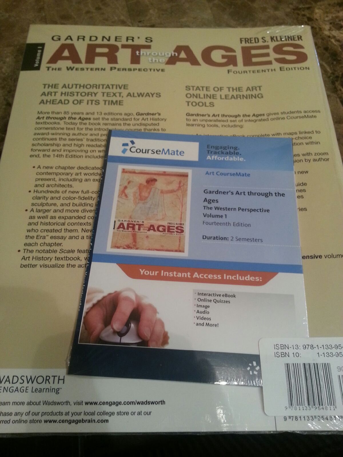 Gardner's Art through the Ages: The Western Perspective, Volume I (with CourseMate Printed Access Card)