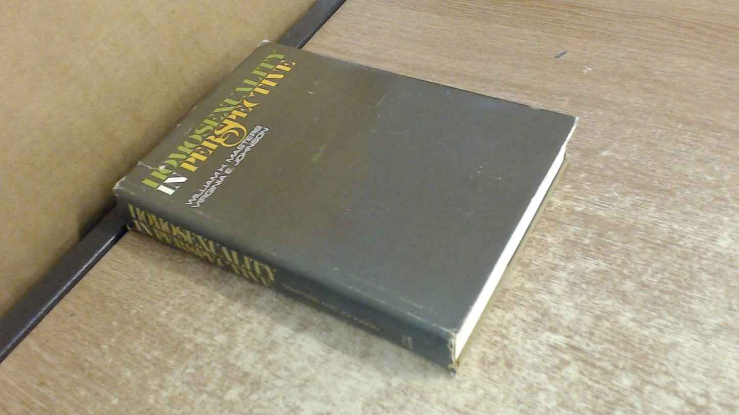 Homosexuality in Perspective