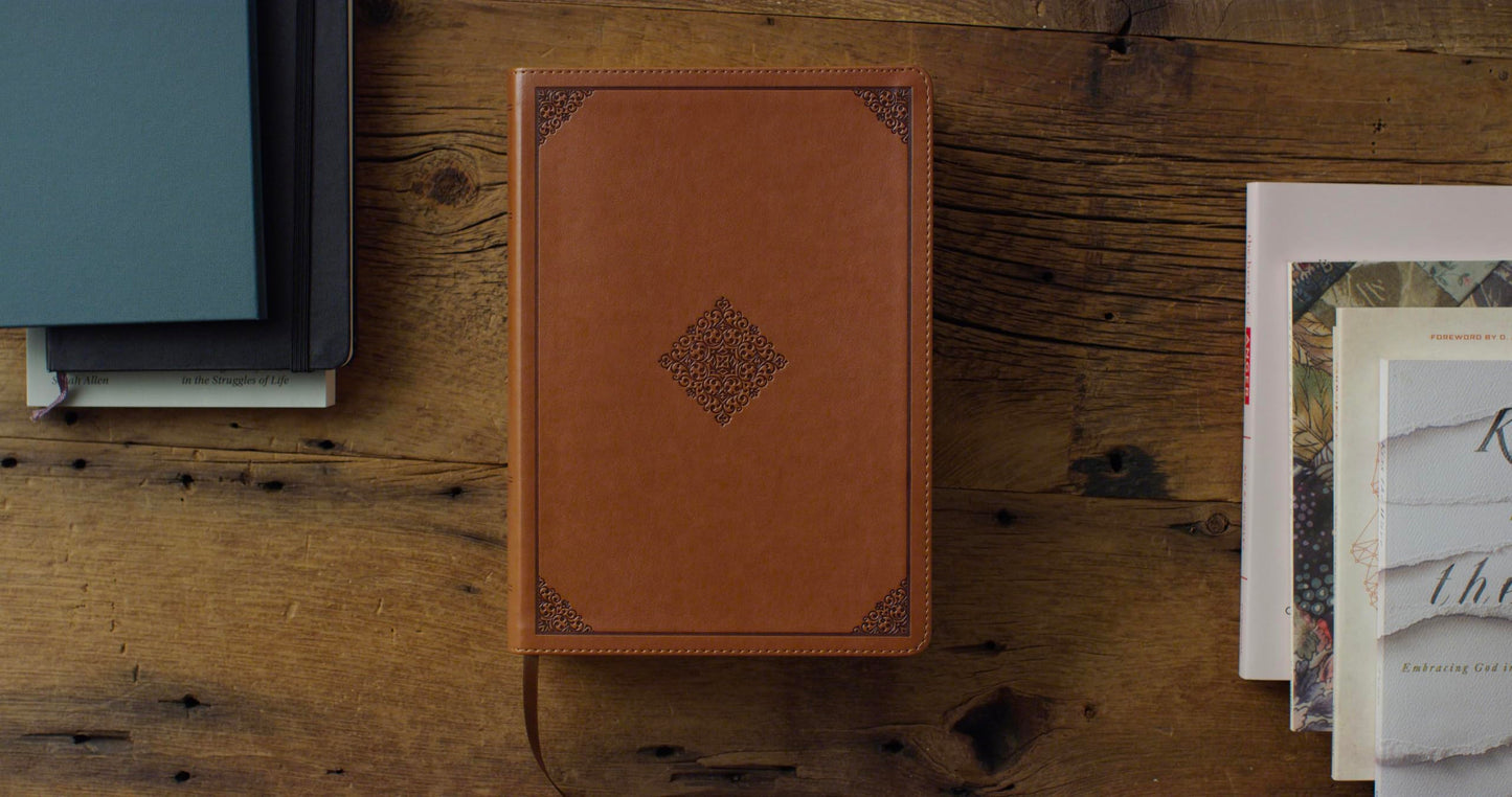 ESV Study Bible (TruTone, English Saddle, Ornament Design): Holy Bible, English Standard Version