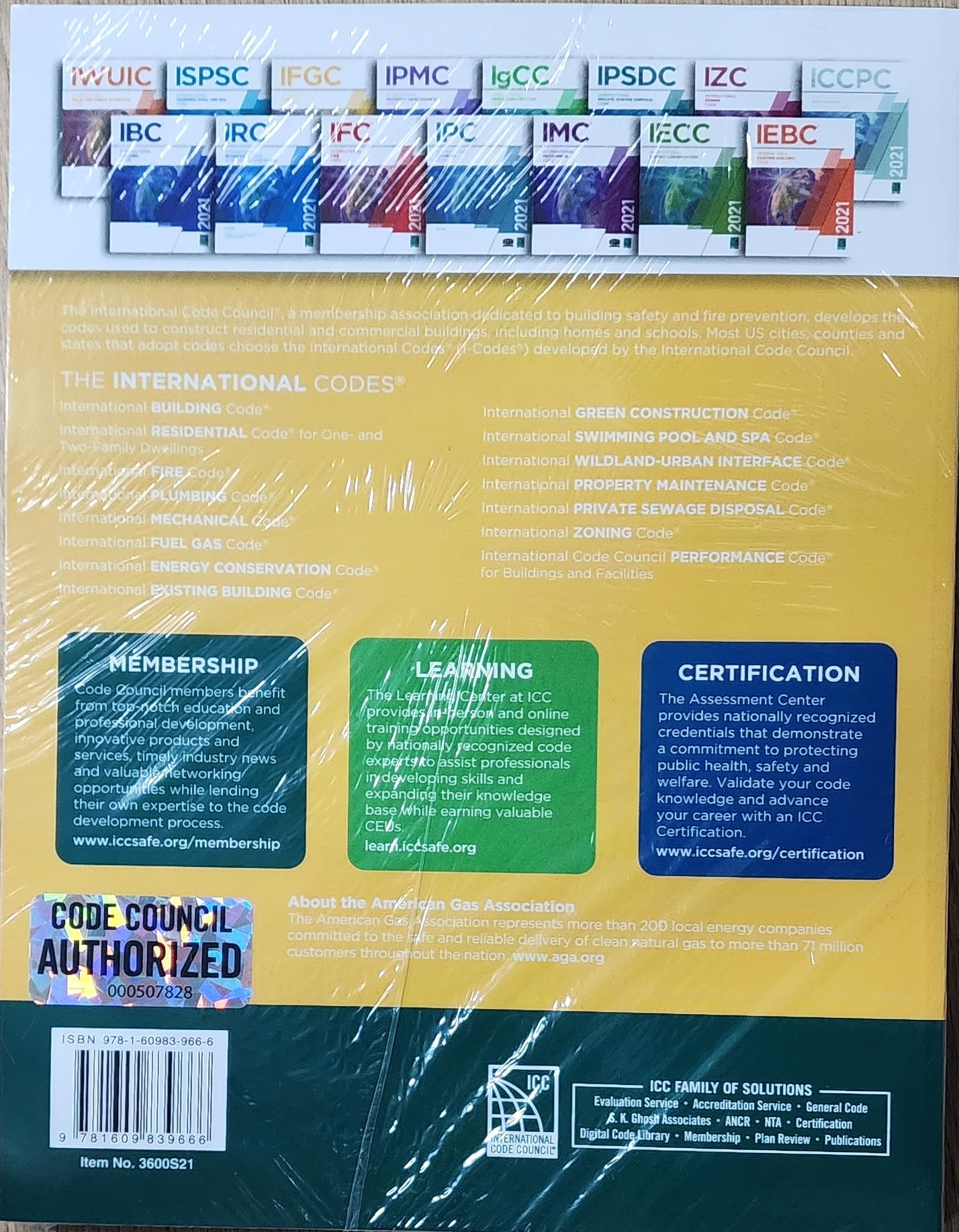 2021 International Fuel Gas Code (International Code Council Series)