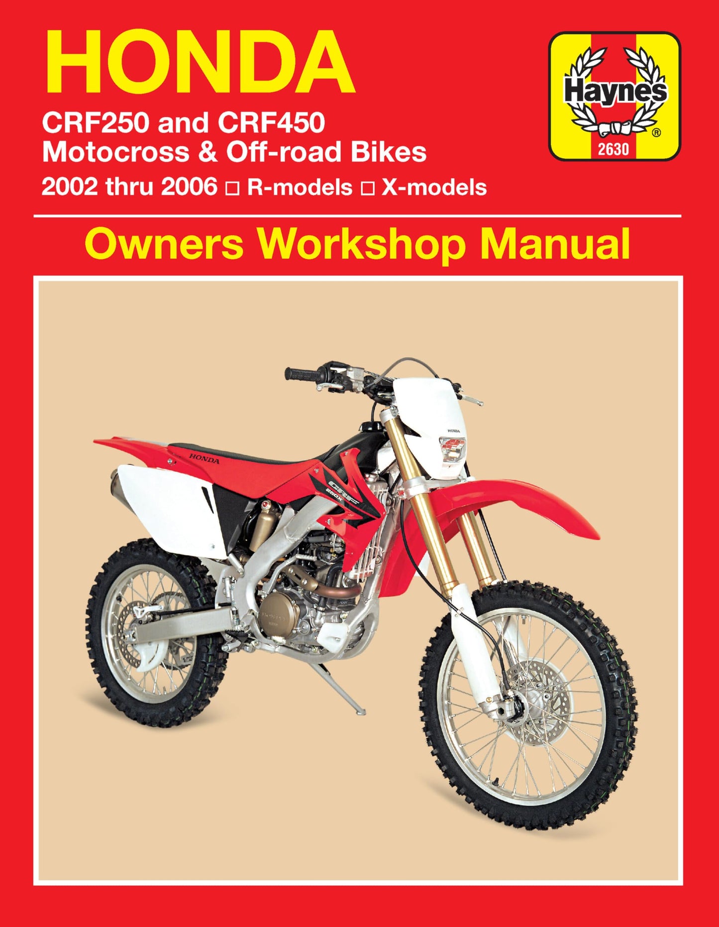 Honda CRF250 and CRF450 Motocross & Off-road Bikes: 2002 thru 2006 R-models, X-models (Owners' Workshop Manual)