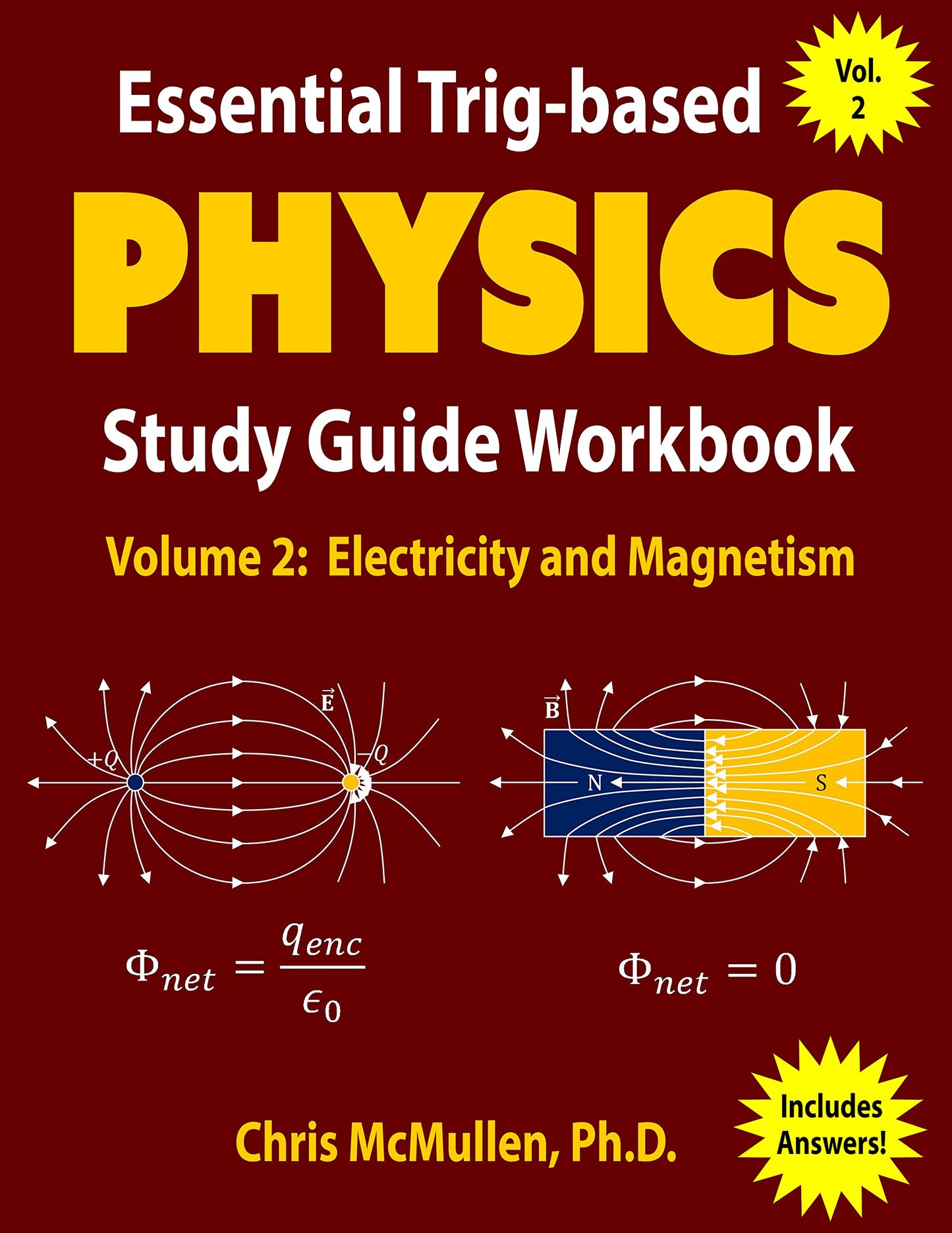 Essential Trig-based Physics Study Guide Workbook: Electricity and Magnetism (Learn Physics Step-by-Step Book 2)