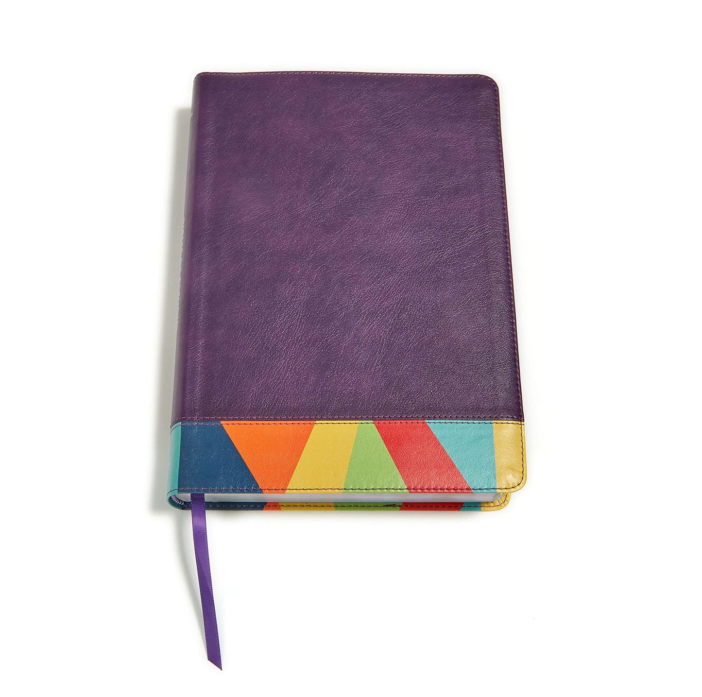 Reina Valera 1960 Biblia de Estudio Arcoíris, morado/multicolor | RVR 1960 Rainbow Study Bible Purple/multicolor LeatherTouch (Spanish Edition)