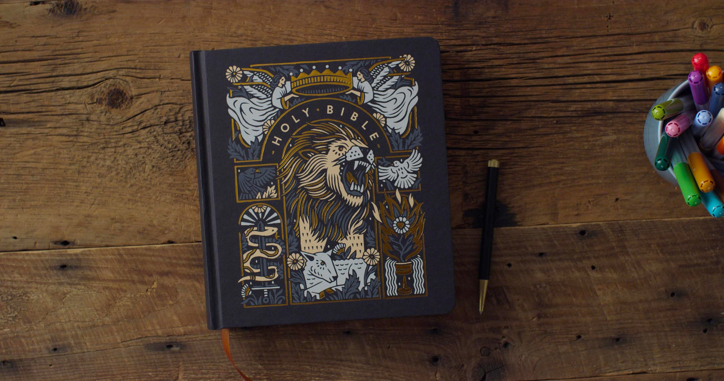 ESV Journaling Study Bible, Artist Series (Hardcover, Joshua Noom, The Lion and the Lamb): Holy Bible, English Standard Version