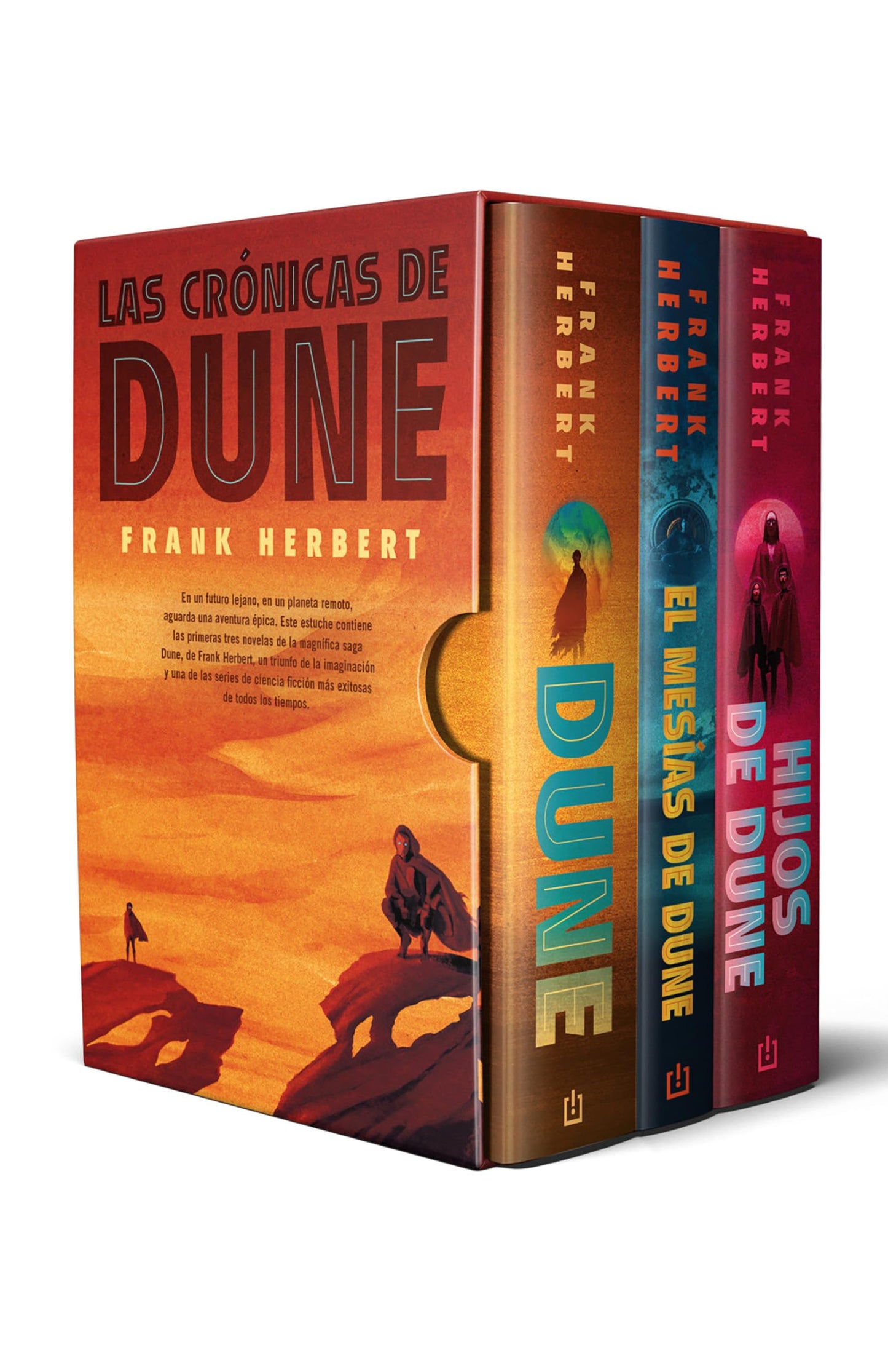 Estuche Trilogía Dune, edición de lujo (Dune; El mesías de Dune; Hijos de D une) / Dune Saga Deluxe: Dune, Dune Messiah, and Children of Dune (Spanish Edition)
