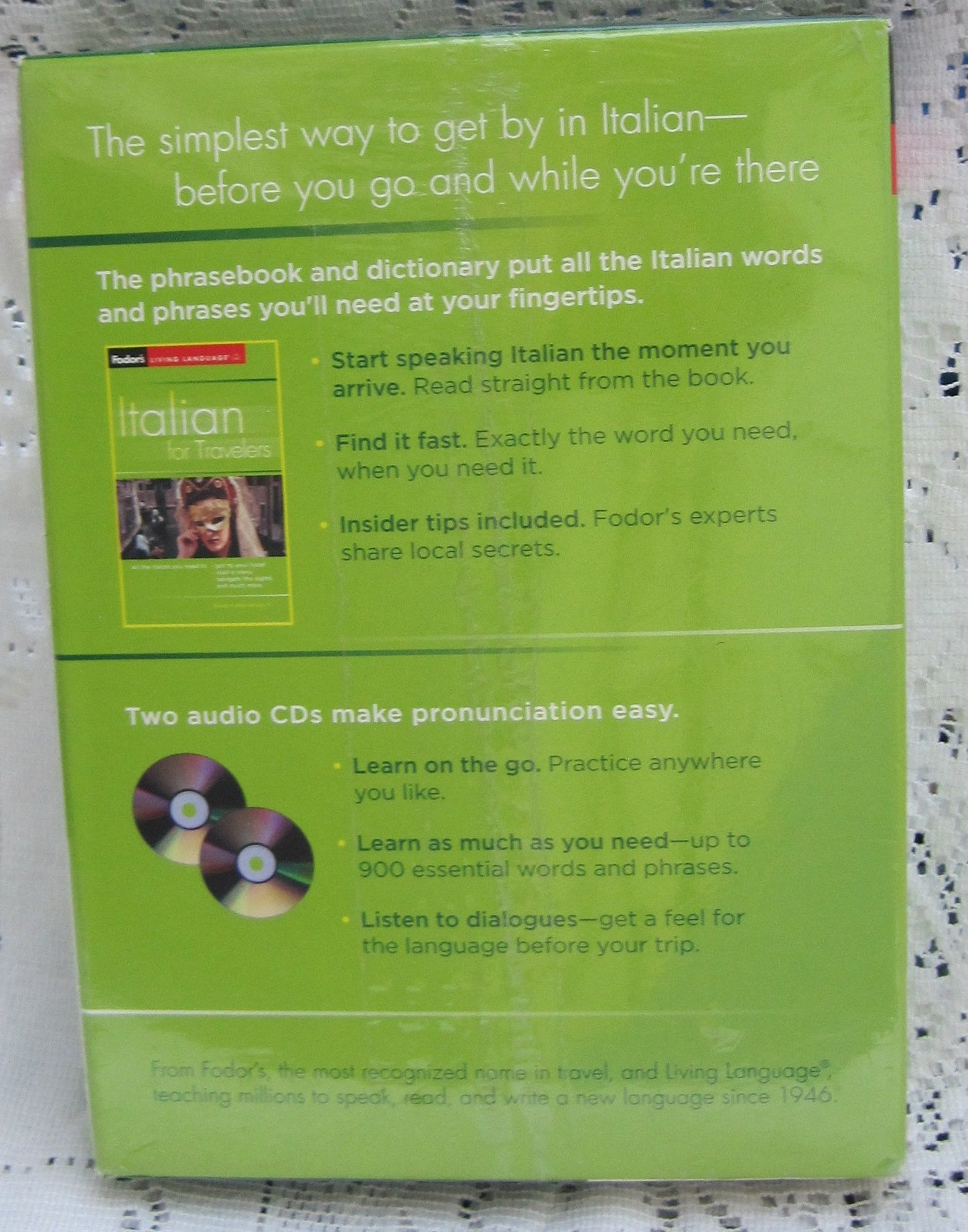 Fodor's Italian for Travelers (CD Package), 2nd Edition (Fodor's Languages for Travelers)