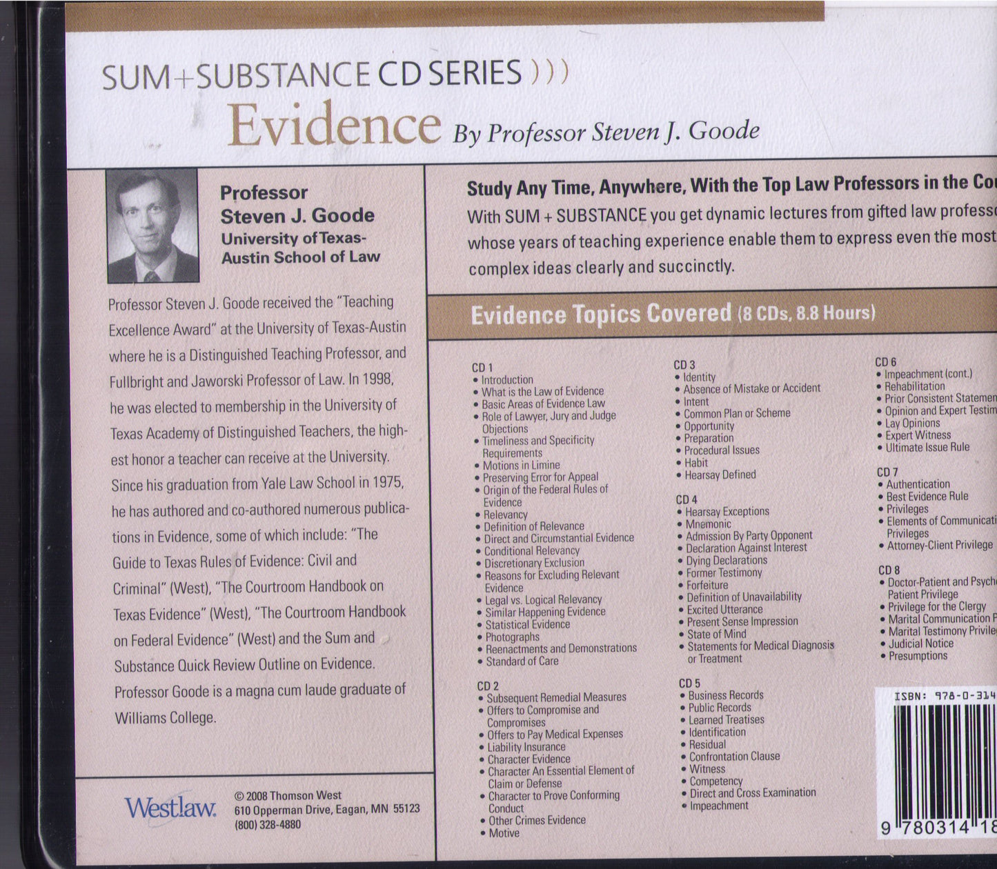 Sum and Substance Audio on Evidence