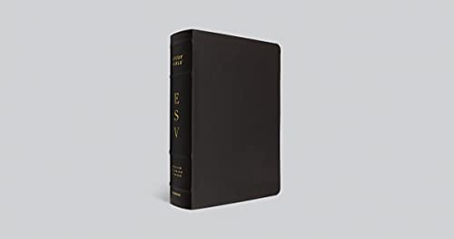 ESV Study Bible (Buffalo Leather, Deep Brown): Holy Bible, English Standard Version