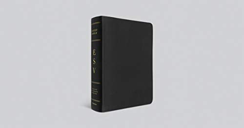 ESV Study Bible, Large Print (Black, Indexed)