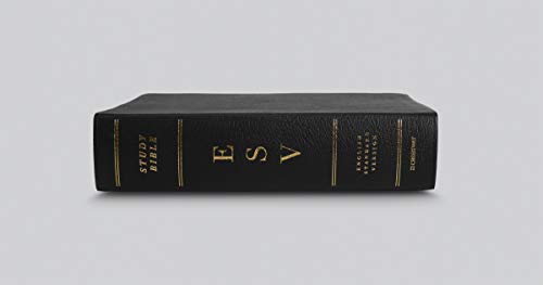 ESV Study Bible (Genuine Leather, Black): Holy Bible, English Standard Version
