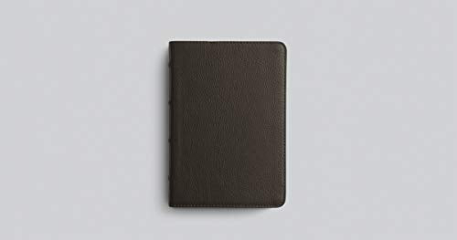 ESV Large Print Compact Bible, Red Letter (Buffalo Leather, Deep Brown): Holy Bible, English Standard Version