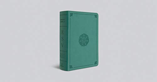 ESV Study Bible, Personal Size (TruTone, Turquoise, Emblem Design)